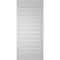 Ekena Millwork Vertical Surface Mount PVC Gable Vent: Functional, w/ 2"W x 2"P Brickmould Sill Frame, 18"W x 40"H GVPVE18X4003SF - alternate 4